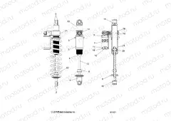 SUSPENSION | SUSPENSION, SHOCK, REAR TRACK - S20EFT8R/EFN8R (601221)
