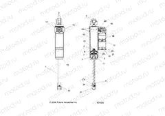 SUSPENSION | SUSPENSION, SHOCK, REAR TRACK - S20MDX6JSA/6JEA (601065)