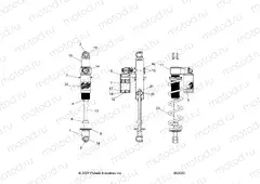 SUSPENSION | SUSPENSION, SHOCK, REAR TRACK, VELOCITY - S23TGW9BS/TGM9BS (602025)