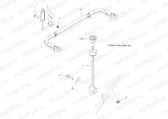 SUSPENSION | SUSPENSION, STABILIZER BAR - A09ZN85/8X ALL OPTIONS (49ATVSTABILIZER09SPXP550)