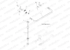 SUSPENSION | SUSPENSION, STABILIZER BAR - A13GH85AJ/EAK (49ATVSTABILIZER13850SCRAM)