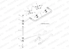 SUSPENSION | SUSPENSION, STABILIZER BAR - A15SVA85AD (49ATVSTABILIZER15850)