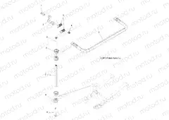 SUSPENSION | SUSPENSION, STABILIZER BAR - A15SXE85FI (49ATVSTABILIZER14SP550)