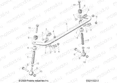 SUSPENSION | SUSPENSION, STABILIZER BAR - A20SXE95KL/KR (C0211322-3)