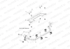 SUSPENSION | SUSPENSION, STABILIZER BAR, FRONT - A18DCE87BB (100650)