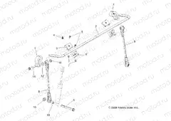 SUSPENSION | SUSPENSION, STABILIZER BAR, FRONT - R11VH76/VY76 ALL OPTIONS (49RGRSTABILIZERFRT09RZR)