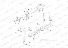 SUSPENSION | SUSPENSION, STABILIZER BAR, FRONT - R13VE76FX/FI (49RGRSTABILIZERFRT11RZRI)
