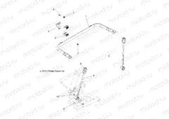 SUSPENSION | SUSPENSION, STABILIZER BAR, REAR - A15DAH32EJ (49ATVSTABILIZER14SP325)