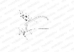 SUSPENSION | SUSPENSION, STABILIZER BAR, REAR - Z15VBA87AJ/LJ/E87AK/AM/AT/LT/AL/AV (49RGRSTABILIZERRR15RZR900)