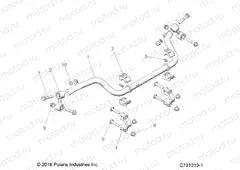 SUSPENSION | SUSPENSION, STABILIZER BAR, REAR - Z20ASA87B2/E87BH/BW/LW (C701010-1)