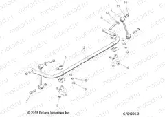 SUSPENSION | SUSPENSION, STABILIZER BAR, REAR - Z20NAE92KL (C701005-3)