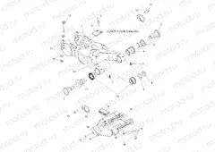 SUSPENSION | SUSPENSION, SWING ARM - A13NA32AA (49ATVSWINGARM10TBLZR)