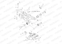 SUSPENSION | SUSPENSION, SWINGARM - A13EA32FA (49ATVSWINGARM11BOSSI)