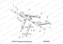SUSPENSION | SUSPENSION, TORQUE ARM, FRONT - S20FJB8/FJE8/FJP8 ALL OPTIONS (600593C)