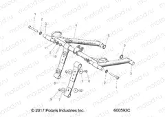SUSPENSION | SUSPENSION, TORQUE ARM, FRONT - S22FJE8PS/PE/FJP8PS/PE ALL OPTIONS (600593C)