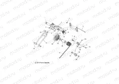SUSPENSION | SUSPENSION, TORQUE ARM, REAR - S20CBA6GSL (49SNOWTORQUEREAR14INDY)