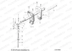 SUSPENSION | SUSPENSION, TORSION BAR - A23SEA57F1/T57C1/C2/F1 (C101563)