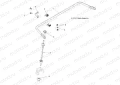 SUSPENSION | SUSPENSION, TORSION BAR, REAR - R15RTE87FA (49RGRSTABILIZERRR13900XP)