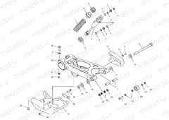 SWING ARM and REAR SHOCK - A03GJ50AA/AB (4975767576B06) | SWING ARM and REAR SHOCK - A03GJ50AA/AB (4975767576B06)