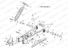 SWING ARM and SHOCK MOUNTING - A05CA32EA (4999200489920048C02) | SWING ARM and SHOCK MOUNTING - A05CA32EA (4999200489920048C02)