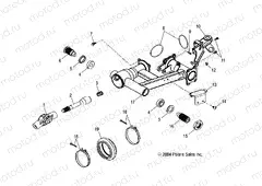 SWING ARM | SWING ARM, REAR - A05PB20EA/EB/EC/ED (4999709970B06)