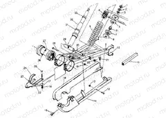 SWING ARM WELDMENT (REAR) 6x6 300 W948730 (4926792679C011) | SWING ARM WELDMENT (REAR) 6x6 300 W948730 (4926792679C011)