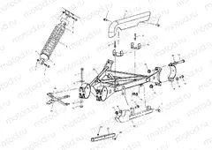 SWING ARM WELDMENT (REAR) - A02CL50AA/DA (4967986798C02) | SWING ARM WELDMENT (REAR) - A02CL50AA/DA (4967986798C02)