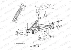 SWING ARM WELDMENT (REAR) - A04CL50AA (4986288628C02) | SWING ARM WELDMENT (REAR) - A04CL50AA (4986288628C02)