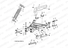 SWING ARM WELDMENT (REAR) - A05CL50AA (4995019501C02) | SWING ARM WELDMENT (REAR) - A05CL50AA (4995019501C02)