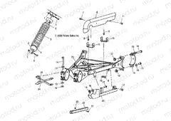 SWING ARM WELDMENT | SWING ARM WELDMENT, REAR - A06CL50AA (4999201649920164C02)