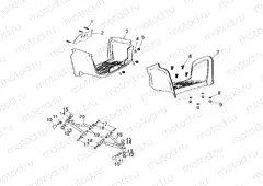 SWING ARM/FOOTREST - A02FA09CA/CB/CC (4970887088B03) | SWING ARM/FOOTREST - A02FA09CA/CB/CC (4970887088B03)