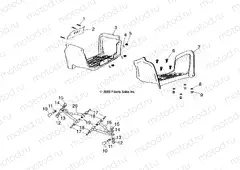 SWING ARM/FOOTREST - A04FA09CA/CB (4987808780B03) | SWING ARM/FOOTREST - A04FA09CA/CB (4987808780B03)