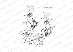 SWING ARM/FOOTREST - A04KA05CA (4987878787B03) | SWING ARM/FOOTREST - A04KA05CA (4987878787B03)