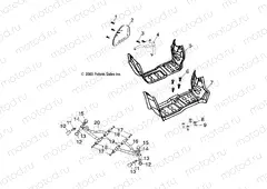SWING ARM/FOOTREST - A04KA09CA/CB (4991329132B03) | SWING ARM/FOOTREST - A04KA09CA/CB (4991329132B03)