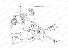 SWING ARM/REAR AXLE MOUNTING - A05JD32AA (4995169516D06) | SWING ARM/REAR AXLE MOUNTING - A05JD32AA (4995169516D06)
