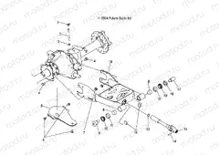 SWING ARM/REAR AXLE MOUNTING - A05JD50AA/AB/AC (4995189518D08) | SWING ARM/REAR AXLE MOUNTING - A05JD50AA/AB/AC (4995189518D08)
