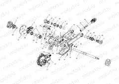 SWING ARM/REAR GEARCASE MOUNTING - A00CD50FB (4954885488D002) | SWING ARM/REAR GEARCASE MOUNTING - A00CD50FB (4954885488D002)