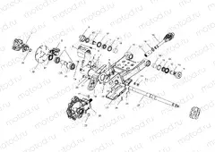 SWING ARM/REAR GEARCASE MOUNTING - A01CD50AA (4964196419D002) | SWING ARM/REAR GEARCASE MOUNTING - A01CD50AA (4964196419D002)