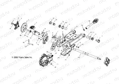 SWING ARM/REAR/GEARCASE MOUNTING - A04CB32AA/FC (4986188618C07) | SWING ARM/REAR/GEARCASE MOUNTING - A04CB32AA/FC (4986188618C07)