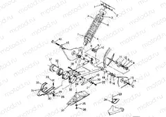 SWING ARM/SHOCK MOUNTING 2x4 400L W947540 (4926752675B009) | SWING ARM/SHOCK MOUNTING 2x4 400L W947540 (4926752675B009)