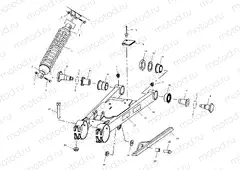 SWING ARM/SHOCK MOUNTING - A00CL50AA (4954815481C001) | SWING ARM/SHOCK MOUNTING - A00CL50AA (4954815481C001)