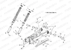 SWING ARM/SHOCK MOUNTING - A05BG50AA/FA (4994789478C07) | SWING ARM/SHOCK MOUNTING - A05BG50AA/FA (4994789478C07)
