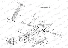 SWING ARM/SHOCK MOUNTING - A05CA32AA/AB/AC/FA (4994839483B11) | SWING ARM/SHOCK MOUNTING - A05CA32AA/AB/AC/FA (4994839483B11)