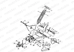 SWING ARM/SHOCK MOUNTING Magnum 2X4 W967544 (4936033603B010) | SWING ARM/SHOCK MOUNTING Magnum 2X4 W967544 (4936033603B010)