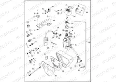 SWITCHES & CIRCUIT BREAKERS - FLHTP (1 OF 2)