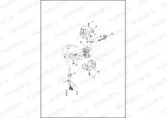 SWITCHES, HANDLEBAR RIGHT, FRONT