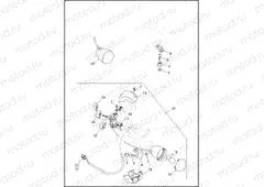 SWITCHES, HANDLEBAR & TURN SIGNALS, LEFT, FRONT