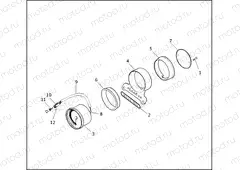 TACHOMETER AND BRACKET - FLHPI/FLHPEI