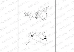 TAIL LAMP AND TURN SIGNALS, REAR - FLHR