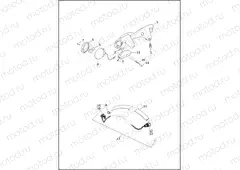 TAIL LAMP AND TURN SIGNALS, REAR - FLHR, FLHRC